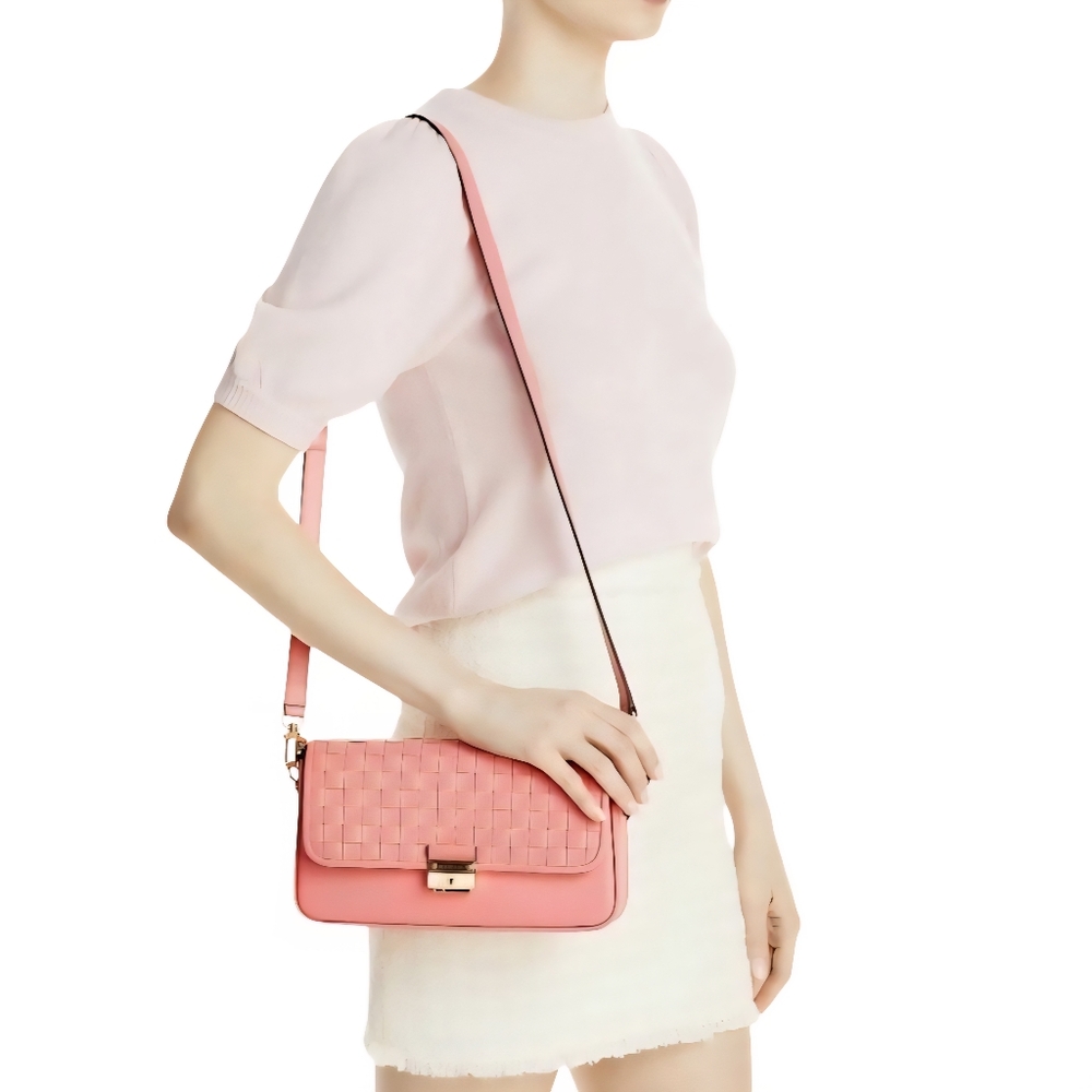 Michael Kors Small Bradshaw Woven Leather Convertible Shoulder Bag-(R-$328) - Picture 14 of 14